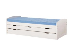 Funktionsbett  Luigo - weiß - Maße (cm): B: 98 H: 63 T: 208