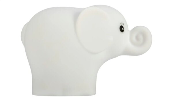 LED-Nachtlicht ´Elefant´mit Farbwechsel - weiß - Maße (cm): B: 9 H: 11