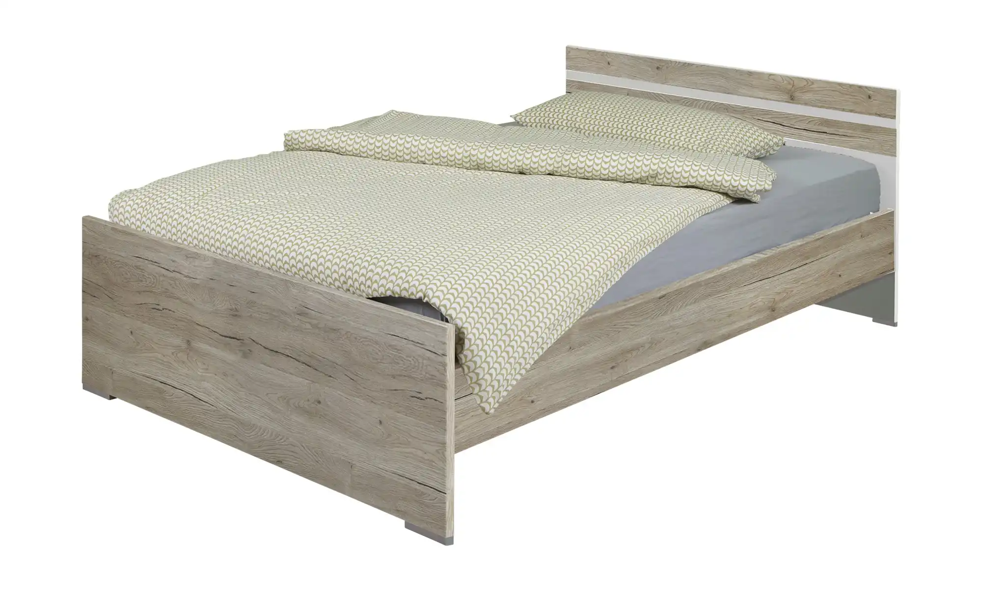 Futonbett  Caja - holzfarben - Maße (cm): B: 146 H: 72 T: 204