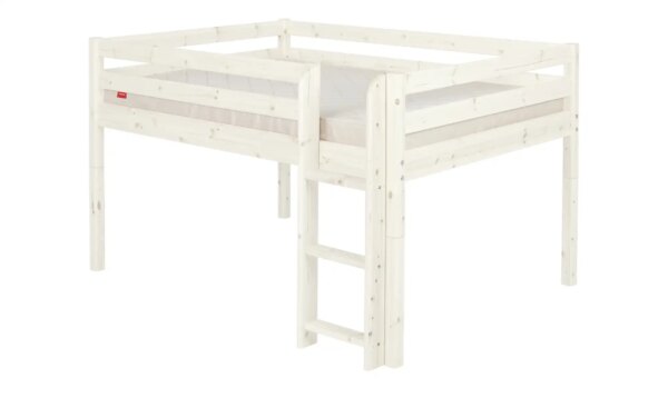 FLEXA Halbhohes Bett  Flexa Classic - weiß - Maße (cm): B: 160 H: 120