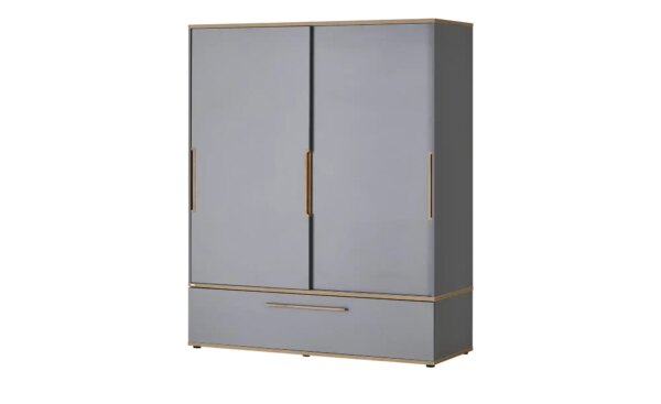 PAIDI Schiebetürenschrank  Sten - grau - Maße (cm): B: 164 H: 200 T: 62