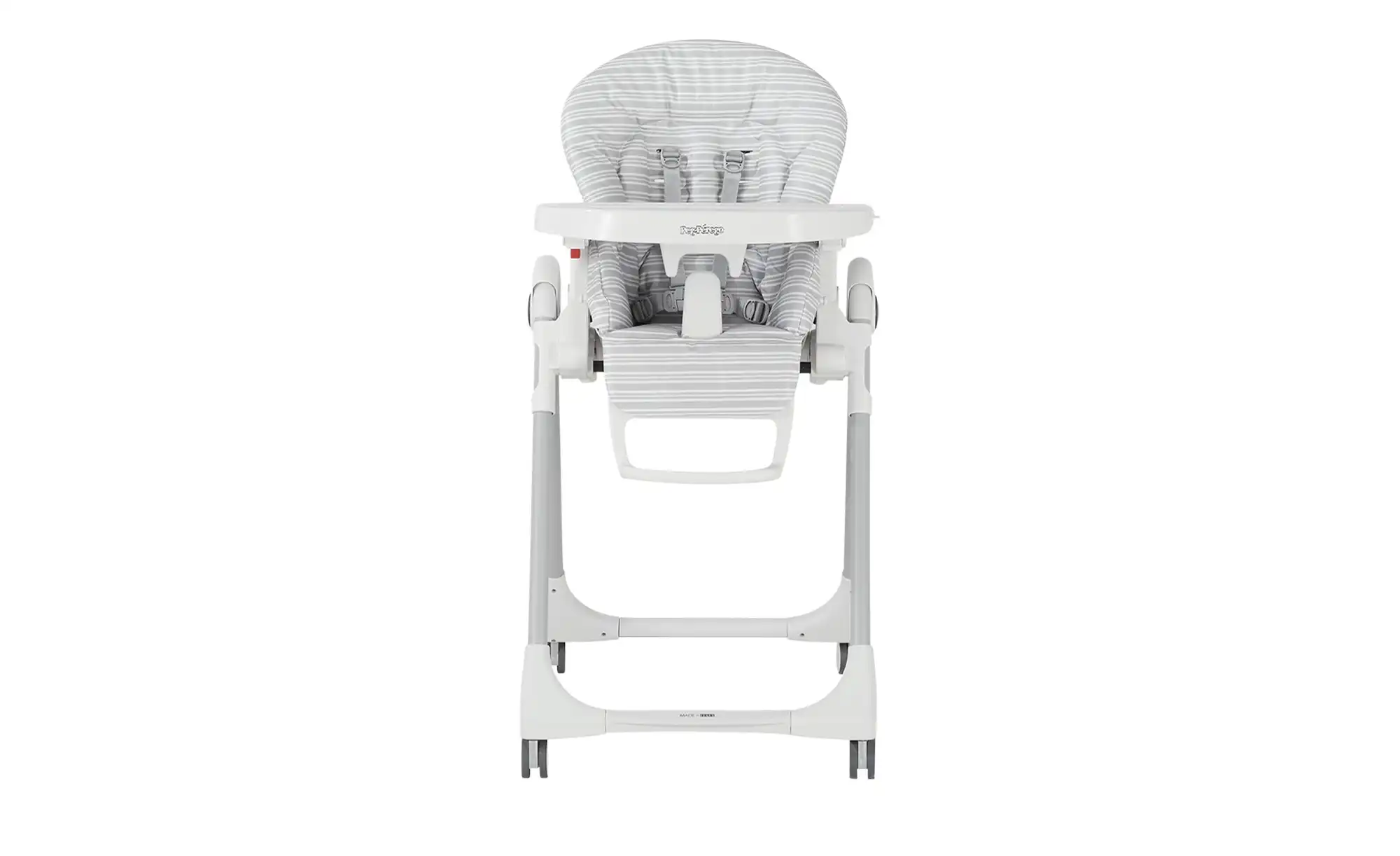 Peg Perego Hochstuhl  Prima Pappa Follow me - grau - Gestell: Aluminium eloxiert