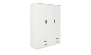 Kleiderschrank  Cool Kids - weiß - Maße (cm): B: 153 H: 200 T: 54