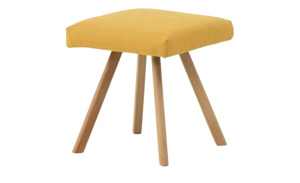 Kinder-Hocker  Huschel - gelb - Maße (cm): B: 28 H: 31 T: 28