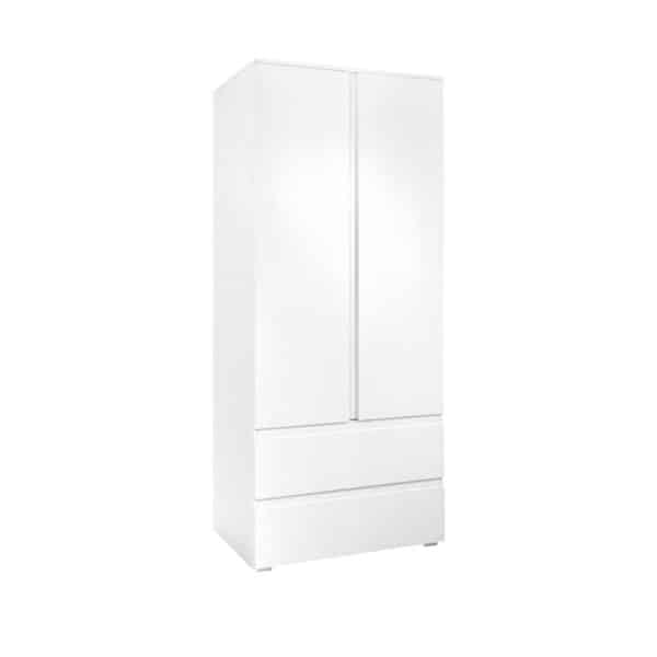 Kleiderschrank  Tarent - weiß - Maße (cm): B: 80 H: 191 T: 55