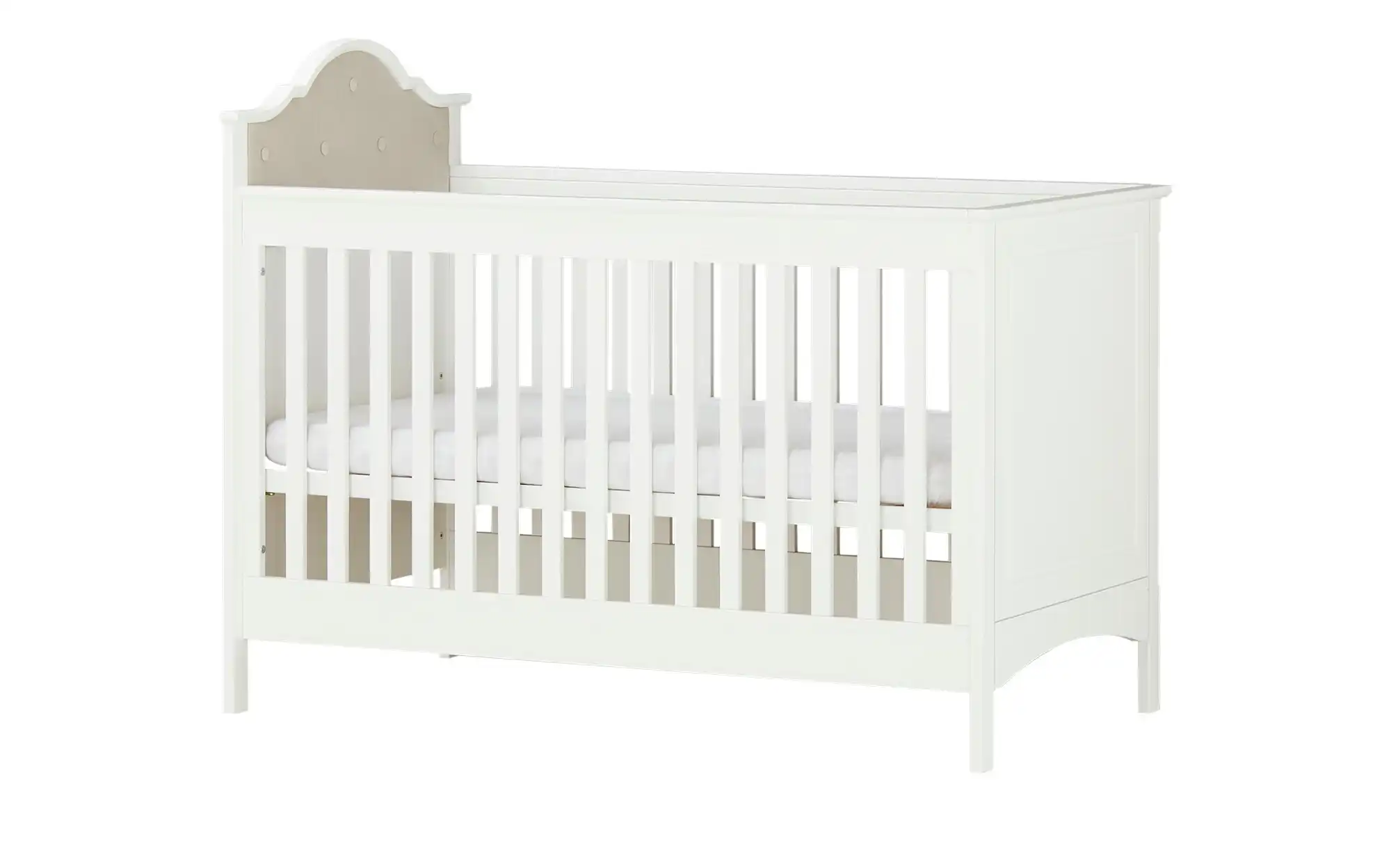 Kinderbett  Eloise - weiß - Maße (cm): B: 80 H: 117
