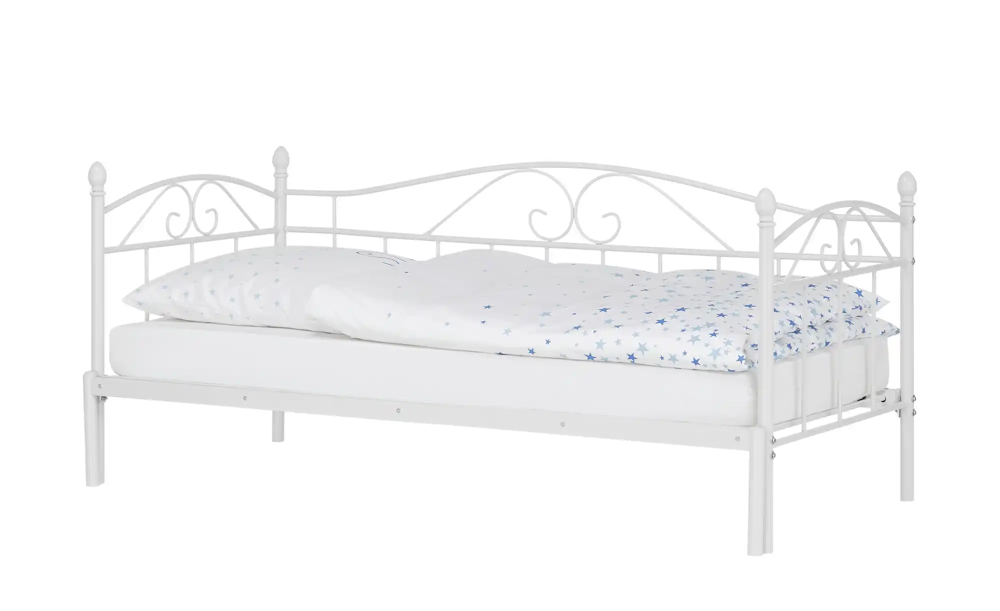 Tagesbett mit Auszug  Harrow - weiß - Maße (cm): B: 208 H: 91 T: 99