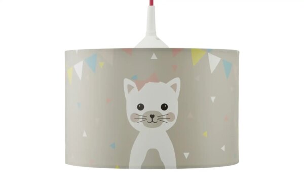 Uups Hängeleuchte  Miau - grau - Maße (cm): H: 18  Ø: 28