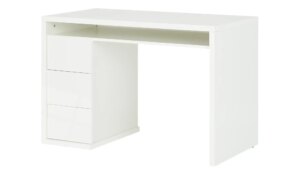 Schreibtisch  Canzo - weiß - Maße (cm): B: 110 H: 76 T: 60
